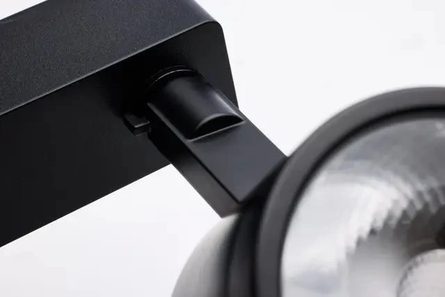RGB 12 Watt Round Black LED Track Head; Starfish Enabled - Image 4
