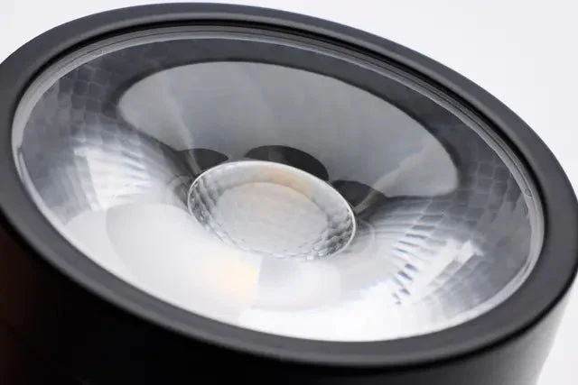 RGB 12 Watt Round Black LED Track Head; Starfish Enabled - Image 5