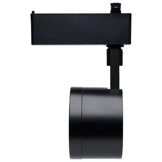 RGB 12 Watt Round Black LED Track Head; Starfish Enabled - Image 6