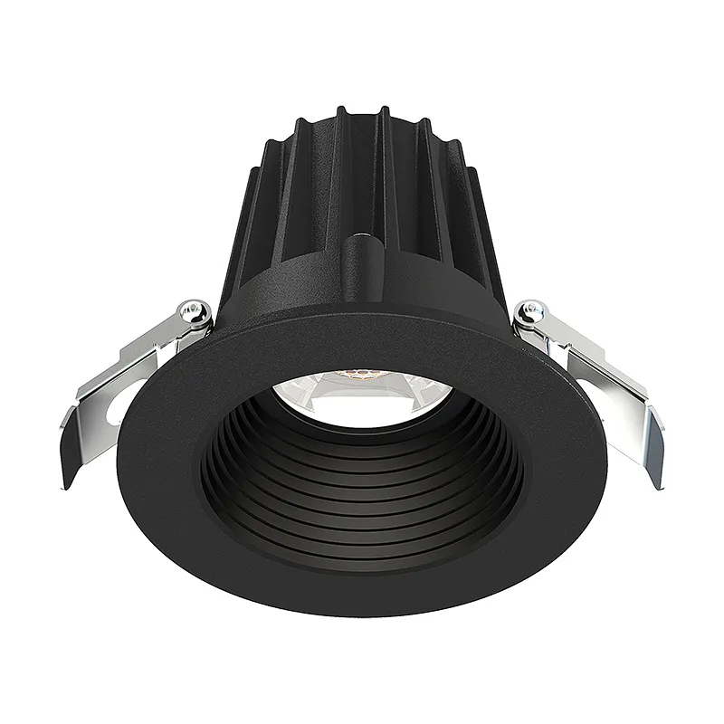 Round LED Black 2 Inch Canless Recessed Light, 9W, 27K/30K/35K/40K/50K