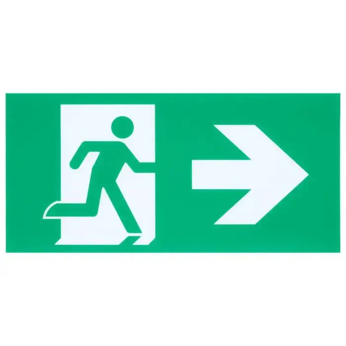 Running Man Green Exit Sign; 2HR Backup; Single/Dual Face; Universal Mounting - Image 3