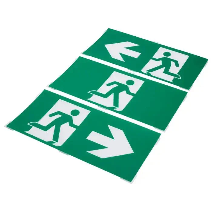 Running Man Green Exit Sign; 2HR Backup; Single/Dual Face; Universal Mounting - Image 5