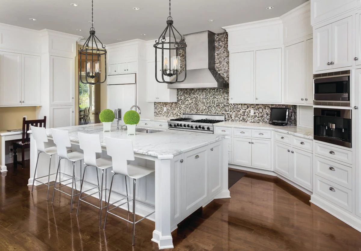 Sherwood - 4 Light Caged Pendant with Clear Glass -Iron Black Finish with Brushed Nickel Accents - Image 2