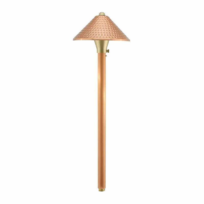 Solid Copper 12v LED Pathway Light- 200 Lumens in 3000K