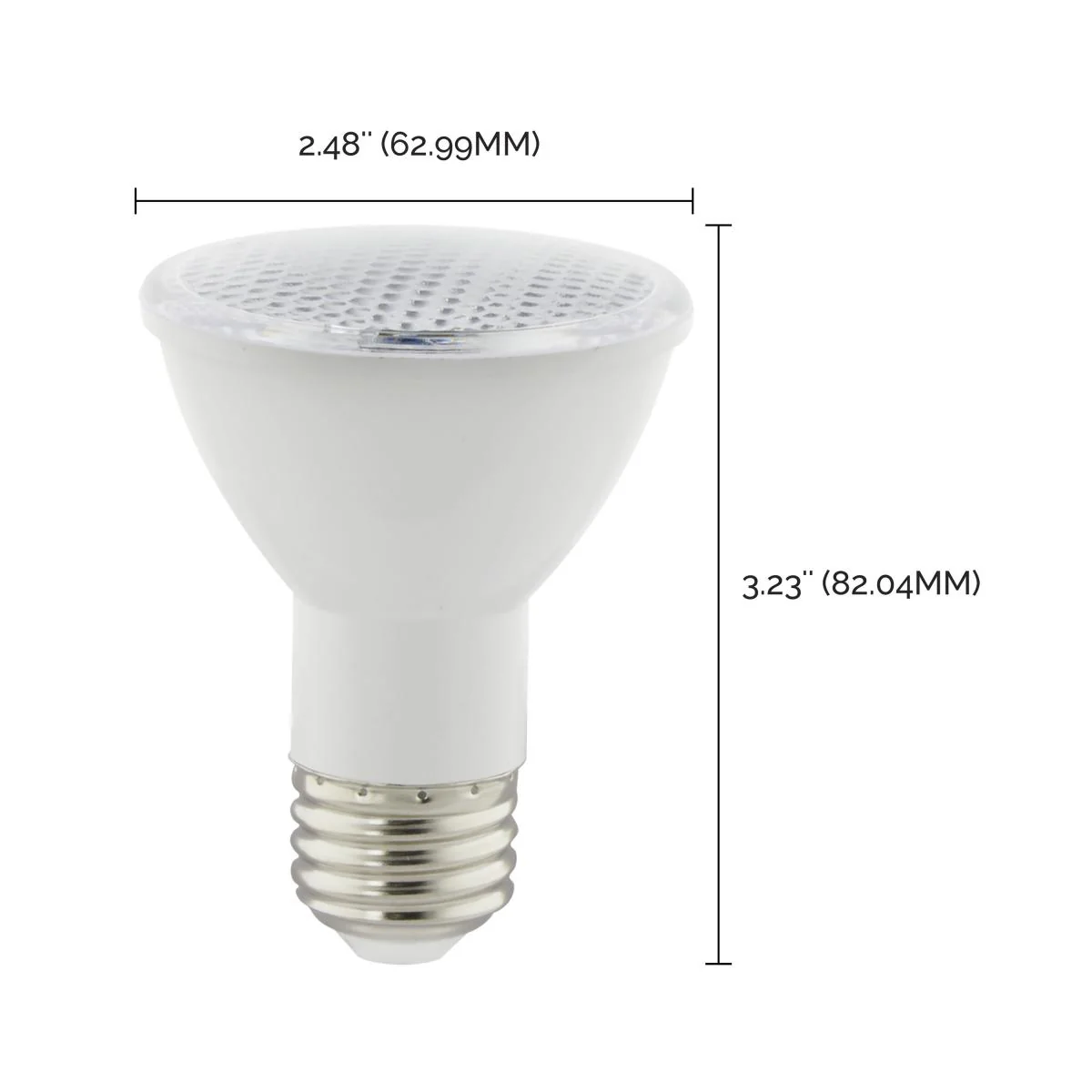 Turtle Friendly 6.5 Watt; LED PAR20; Amber color; 40 deg. Beam Angle - Image 4