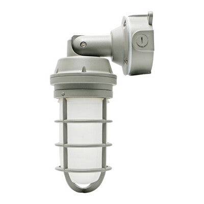 Vapor Tight Utility Light 800lm 8W 80CRI 3000K 120-277V Gray IP65