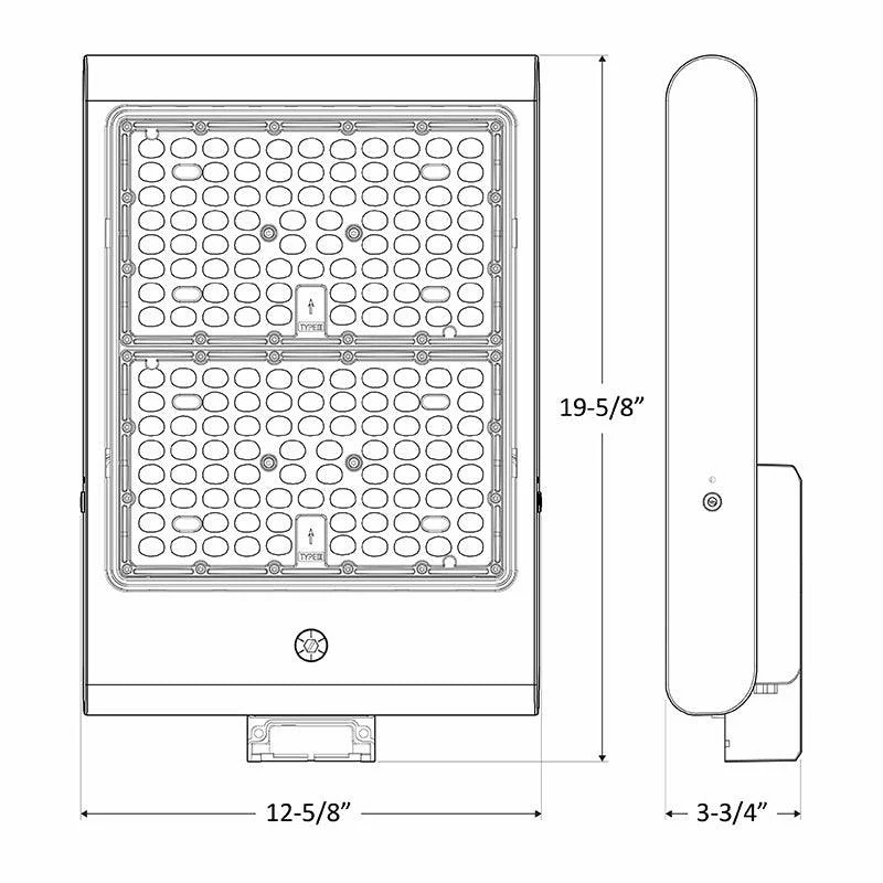 WestGate High Lumen Area Light, Multi Wattage, 150W-300W, 5000K, 480V - Image 3