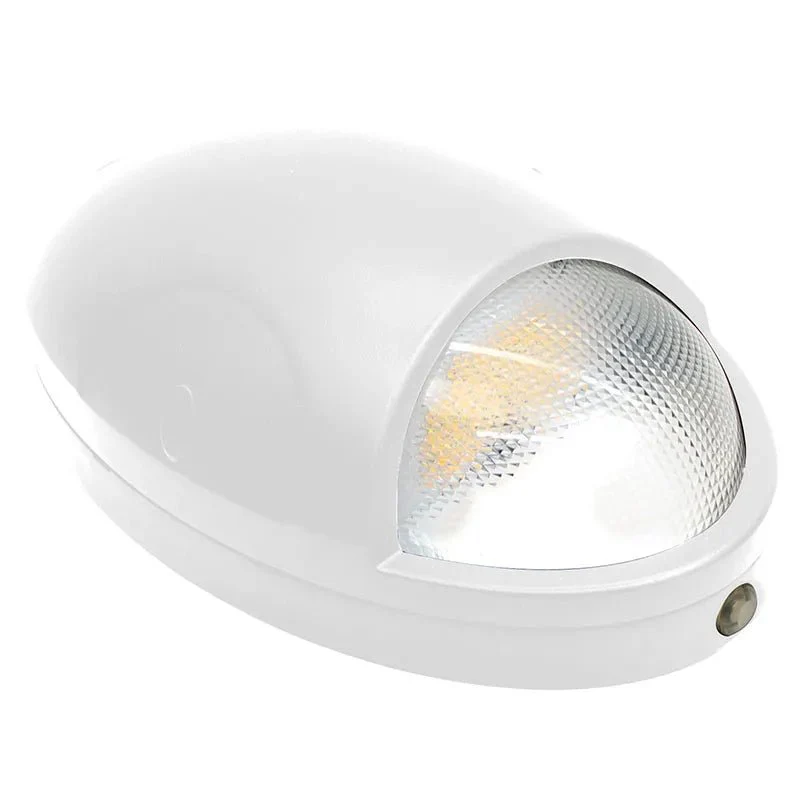 White Decorative Outdoor LED AC/Emergency Wallpack, 15W, CCT - Image 2