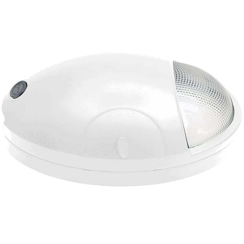 White Decorative Outdoor LED AC/Emergency Wallpack, 15W, CCT - Image 3