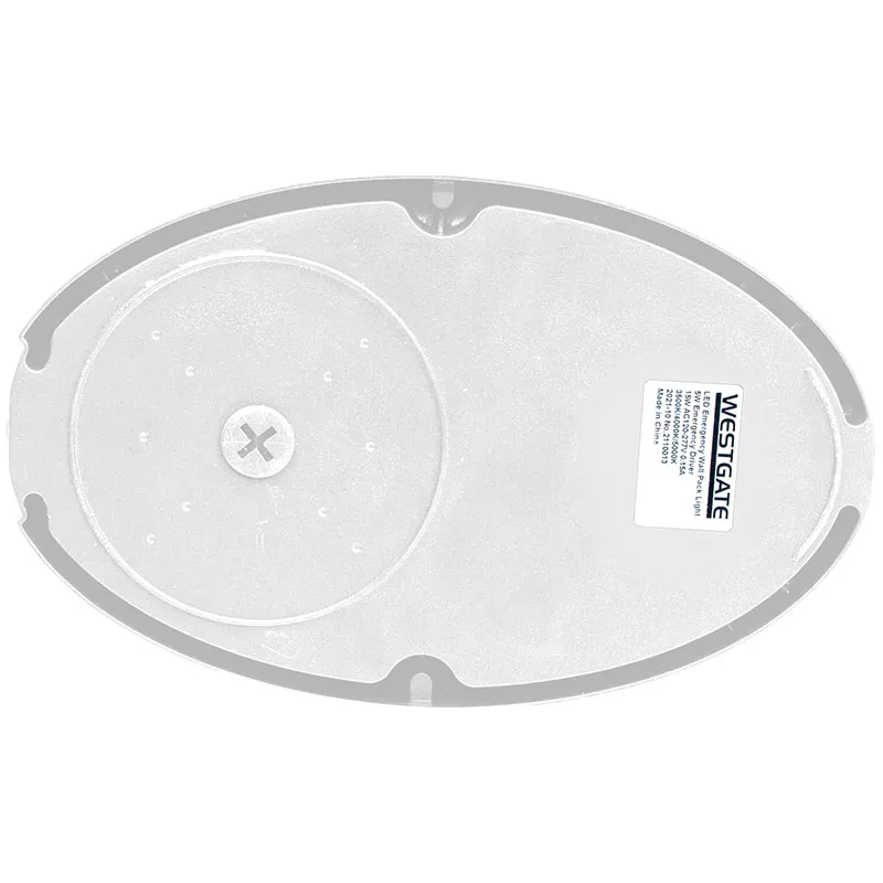 White Decorative Outdoor LED AC/Emergency Wallpack, 15W, CCT - Image 4