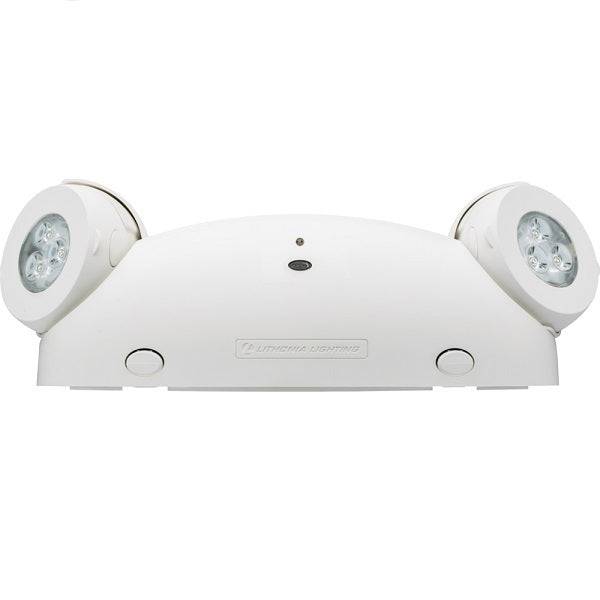 White Emergency Light - 2 Adjustable Lamp Heads - Battery Backup - Self-Diagnostic - Image 4