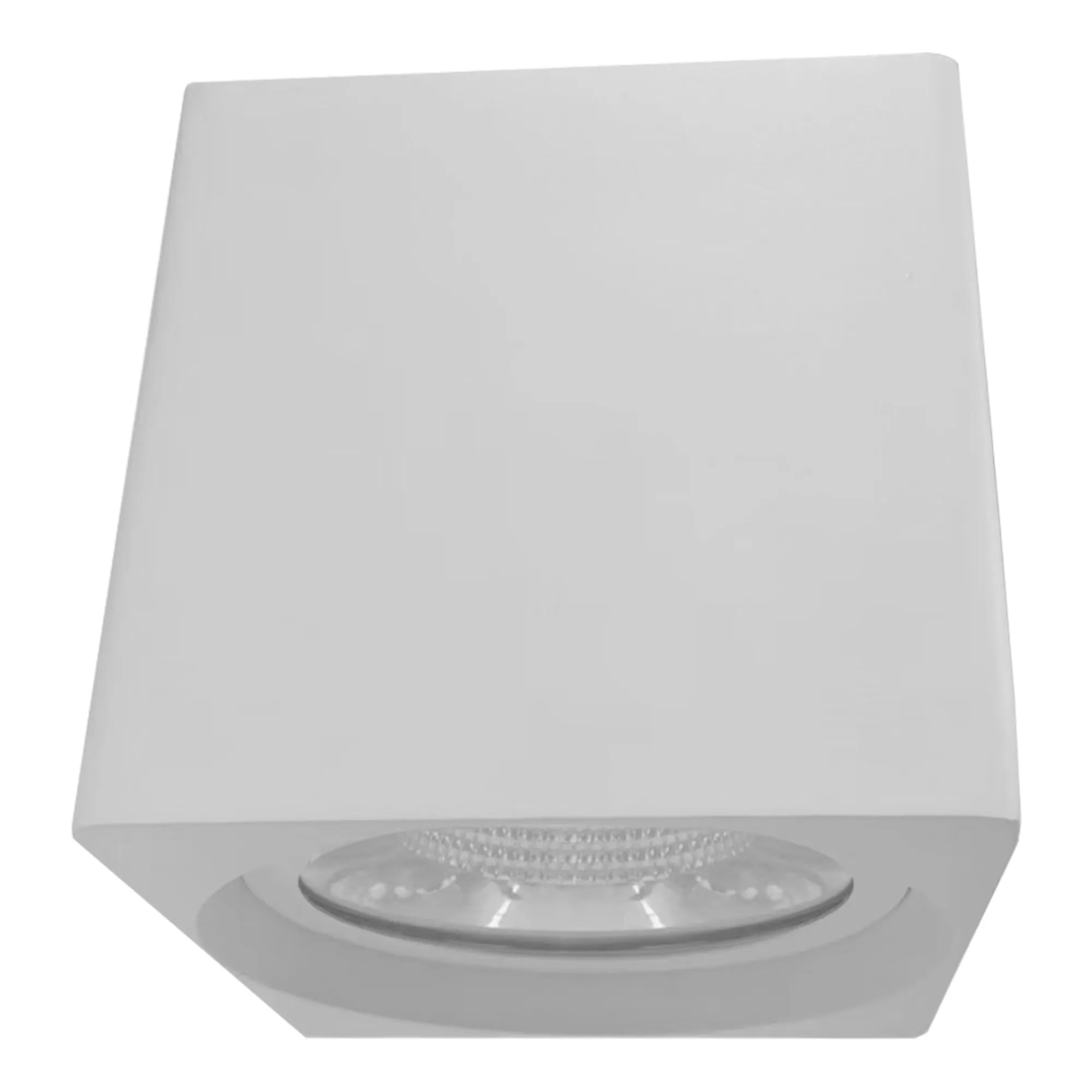 White LED 7-Inch Square Commercial Cylinder Light- Watt and Color Select