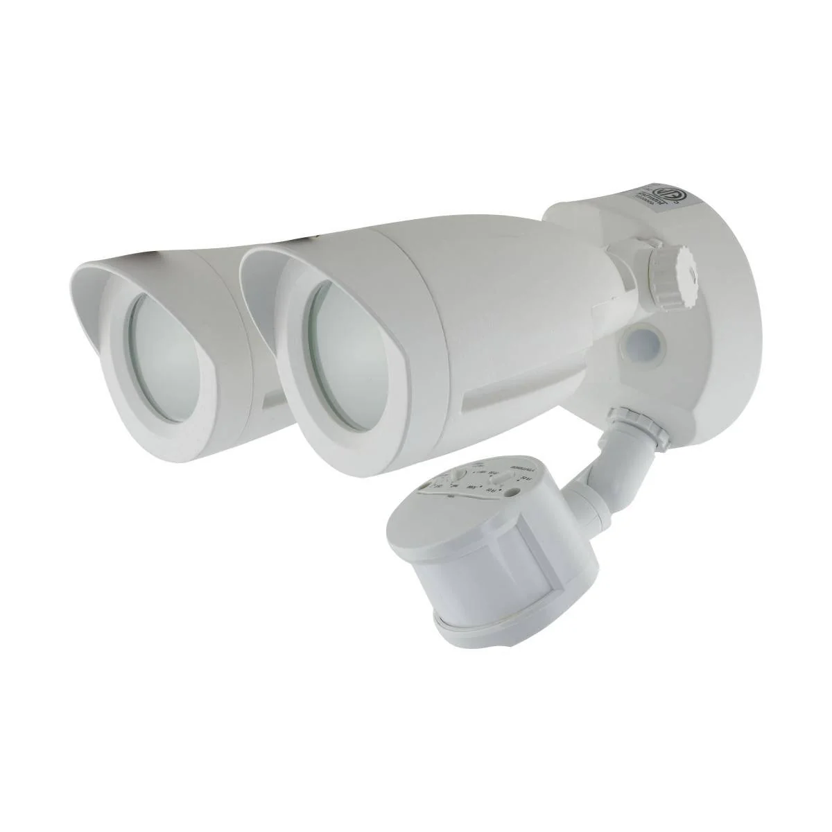 White LED Security Light; Dual Head; Motion Sensor Included - Image 4