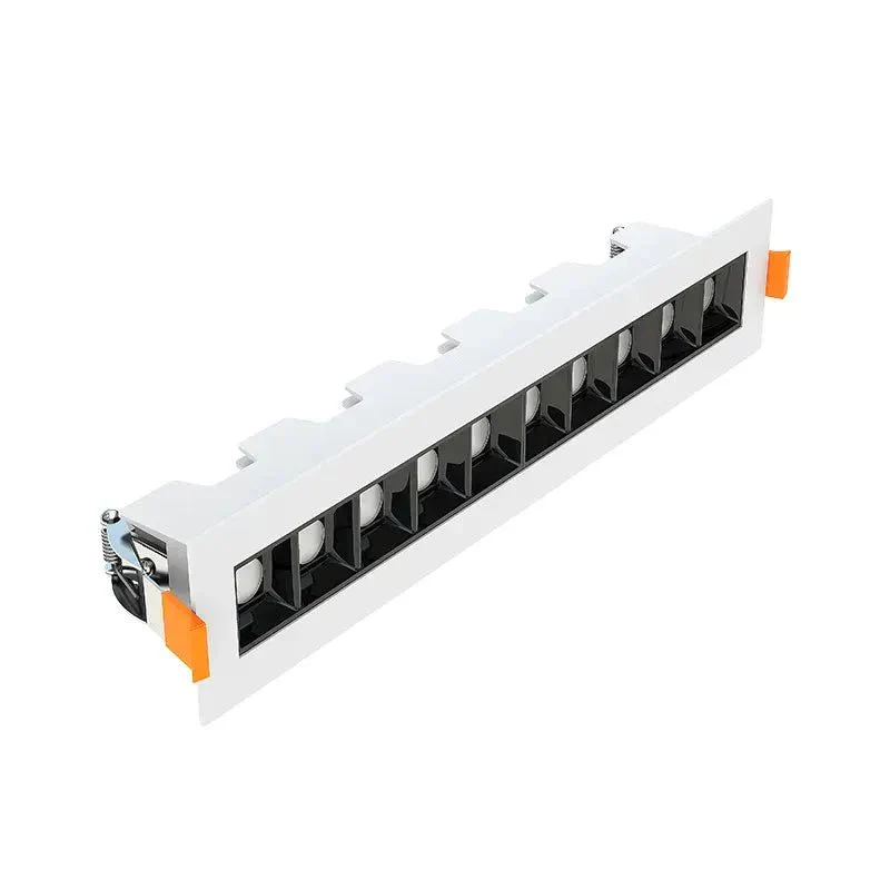 White Mini Linear Optic-Light Fixture, 18W