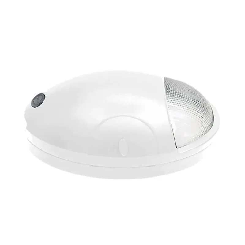 White Oval Wall Pack with Photocell, 15W, 3000K/4000K/5000K - Image 4