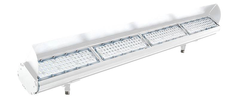 White WestGate LED Outdoor High Bay/Area/Sign Light, 4 Foot, 120 Watts, 5000K, Dimmable