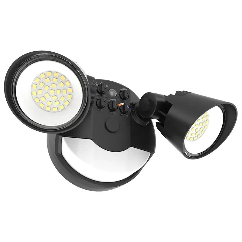 X-Gen Advance Security Light with PIR Sensor in Black, 16W-25W, 3000K/4000K/5000K