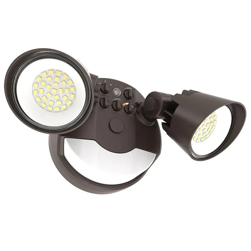 X-Gen Advance Security Light with PIR Sensor in Bronze, 16W-25W, 3000K/4000K/5000K